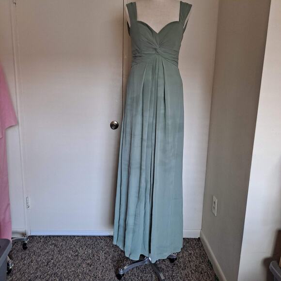 Dear Cleo Ivy Green Harper Bridesmaid Dress - Size 10 - Picture 8 of 9